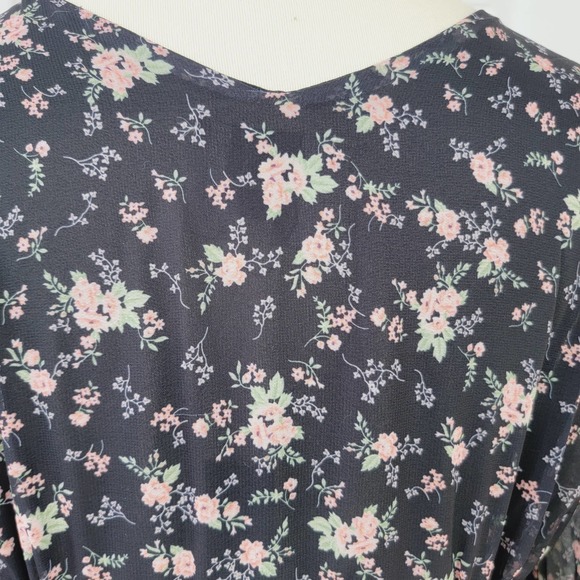 NWT I Madeline Floral Long Sleeve Maxi Dress - Picture 6 of 9